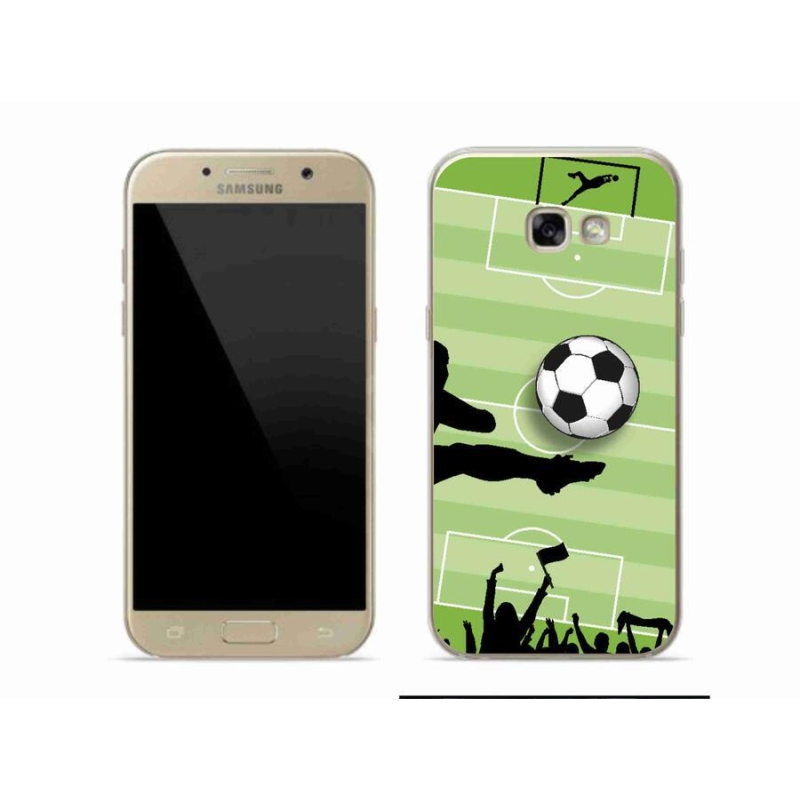 Gelový kryt mmCase na mobil Samsung Galaxy A5 (2017) - fotbal 3