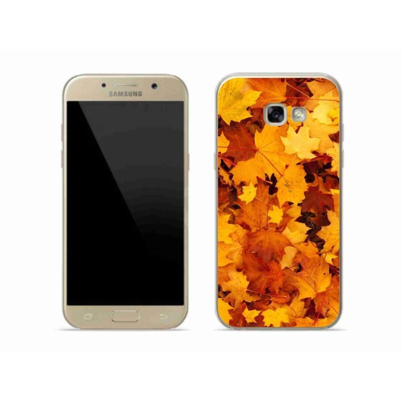 Gelový kryt mmCase na mobil Samsung Galaxy A5 (2017) - javorové listy