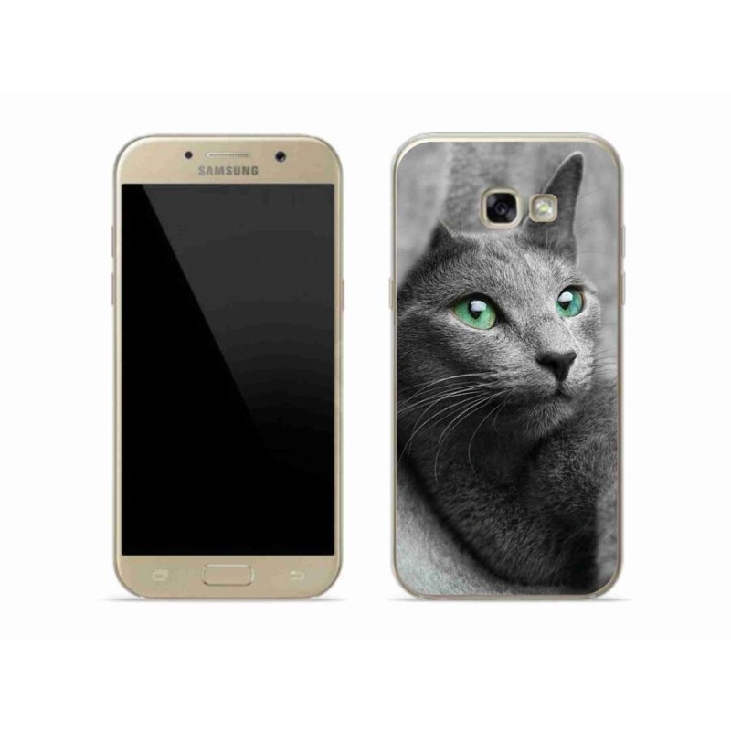 Gelový kryt mmCase na mobil Samsung Galaxy A5 (2017) - kočka 2