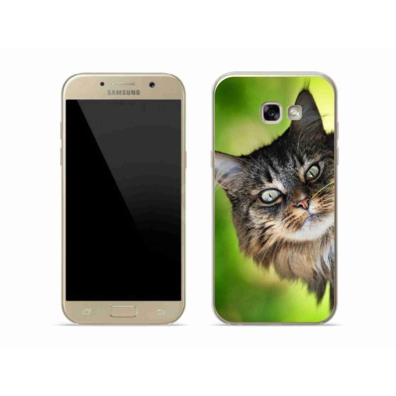 Gelový kryt mmCase na mobil Samsung Galaxy A5 (2017) - kočka 3