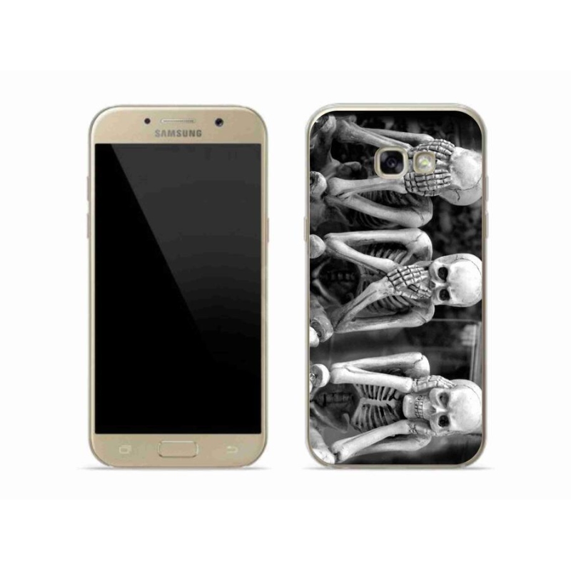Gelový kryt mmCase na mobil Samsung Galaxy A5 (2017) - kostlivci