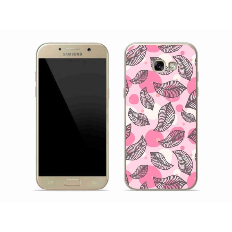 Gelový kryt mmCase na mobil Samsung Galaxy A5 (2017) - kreslené padající listy