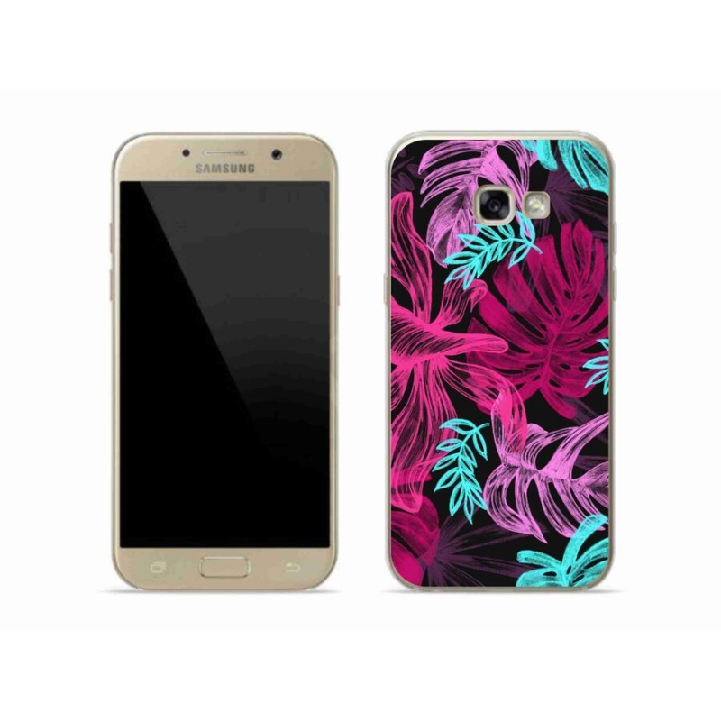 Gelový kryt mmCase na mobil Samsung Galaxy A5 (2017) - květiny 1