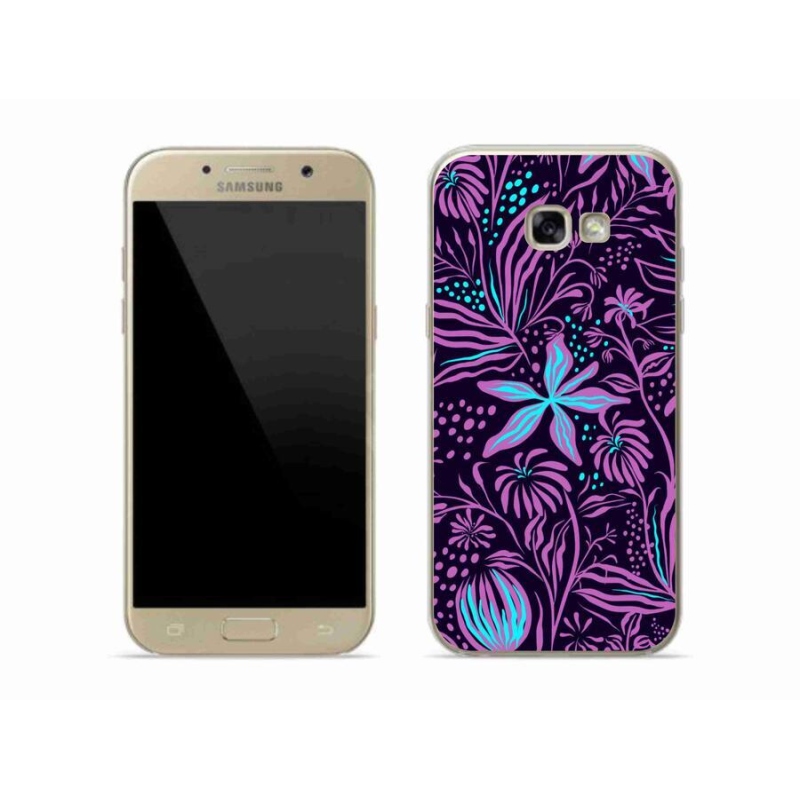 Gelový kryt mmCase na mobil Samsung Galaxy A5 (2017) - květiny 2
