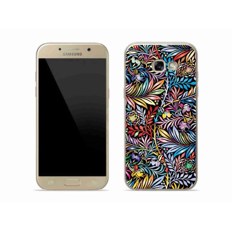 Gelový kryt mmCase na mobil Samsung Galaxy A5 (2017) - květiny 5