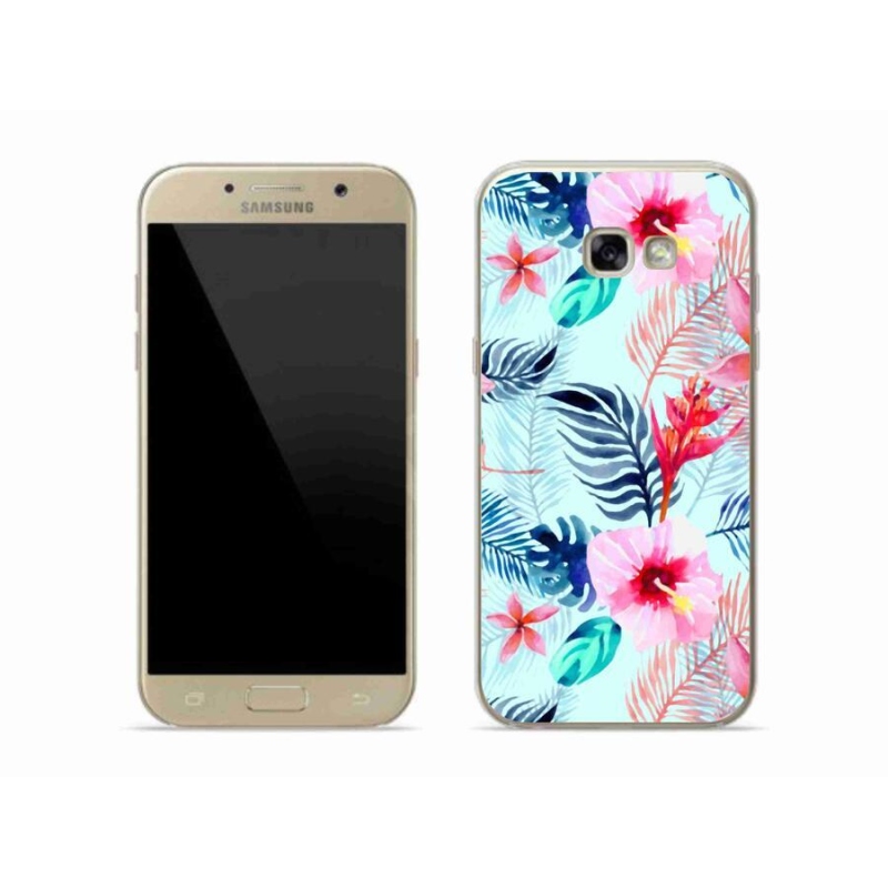 Gelový kryt mmCase na mobil Samsung Galaxy A5 (2017) - květiny