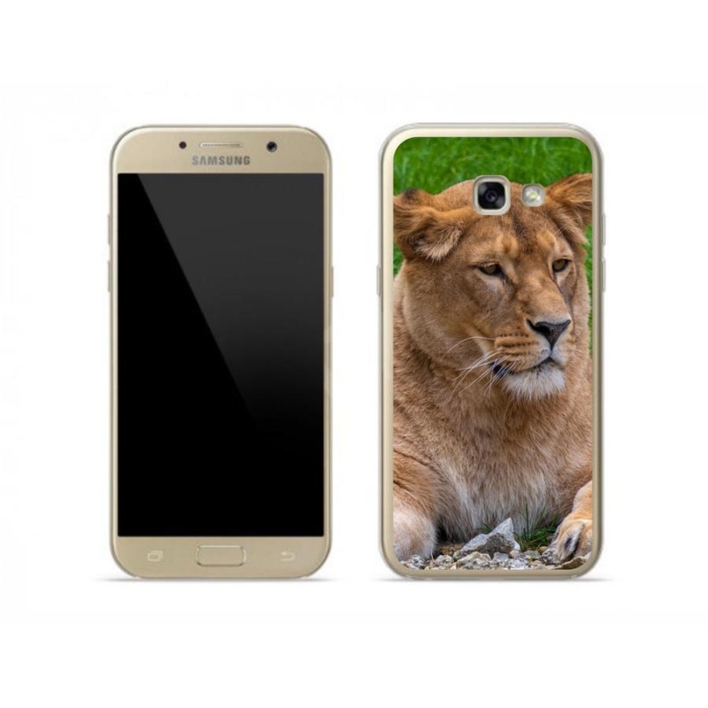 Gelový kryt mmCase na mobil Samsung Galaxy A5 (2017) - lvice