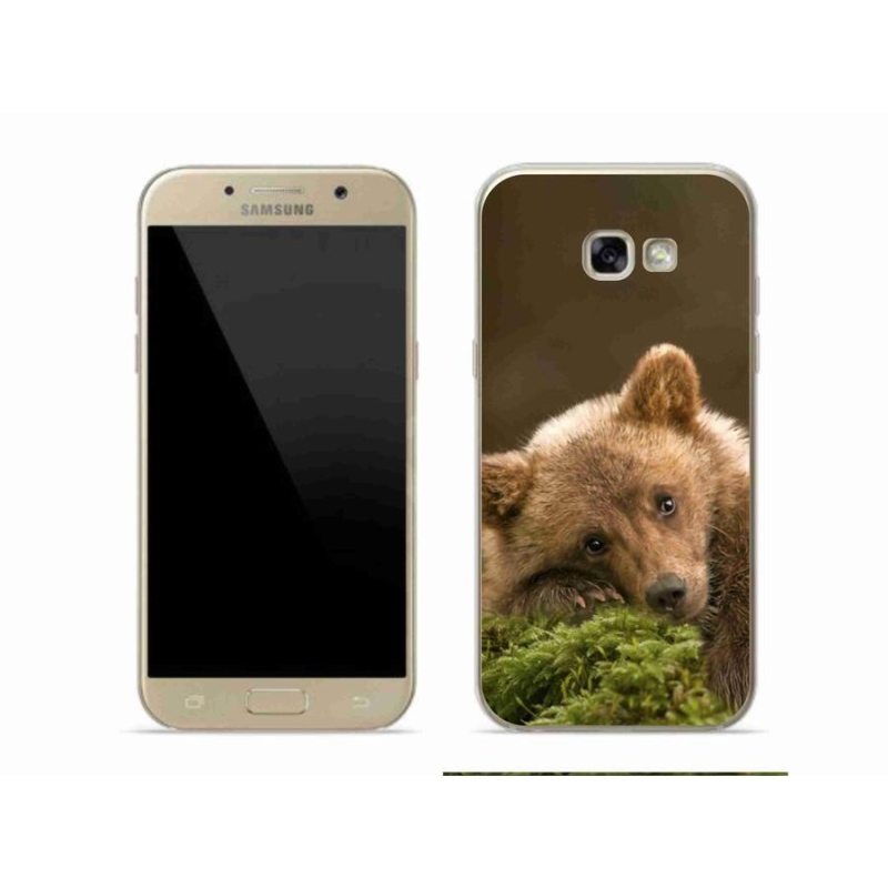 Gelový kryt mmCase na mobil Samsung Galaxy A5 (2017) - medvěd