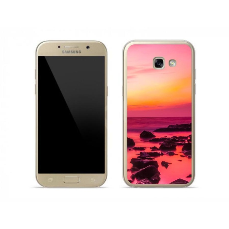 Gelový kryt mmCase na mobil Samsung Galaxy A5 (2017) - moře a záře