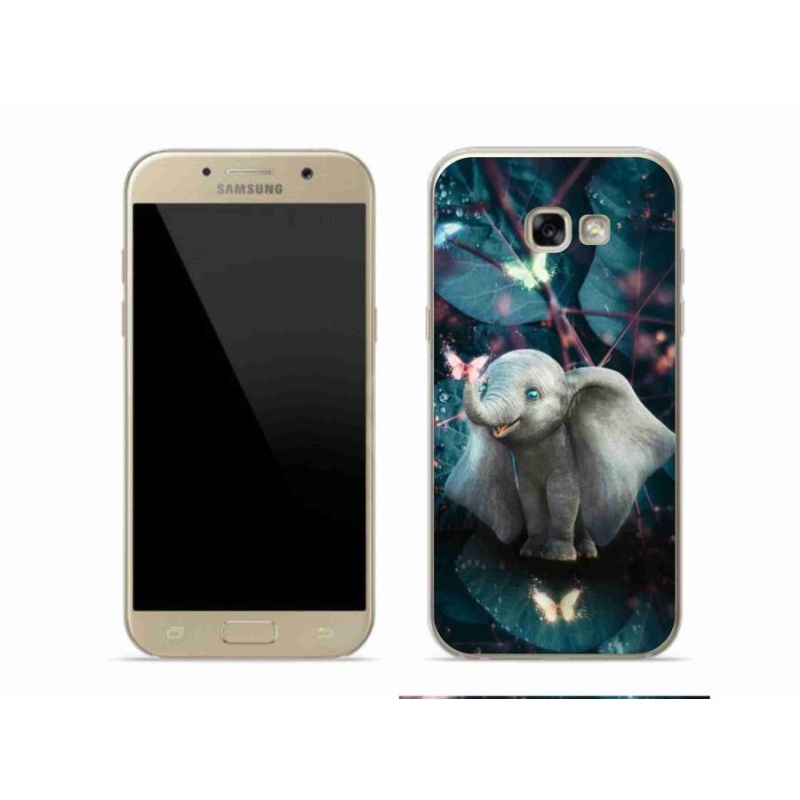 Gelový kryt mmCase na mobil Samsung Galaxy A5 (2017) - roztomilý slon