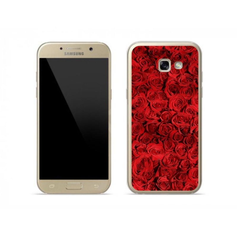 Gelový kryt mmCase na mobil Samsung Galaxy A5 (2017) - růže