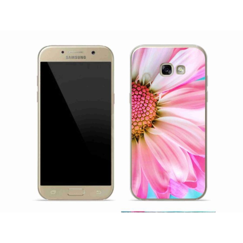 Gelový kryt mmCase na mobil Samsung Galaxy A5 (2017) - růžová květina