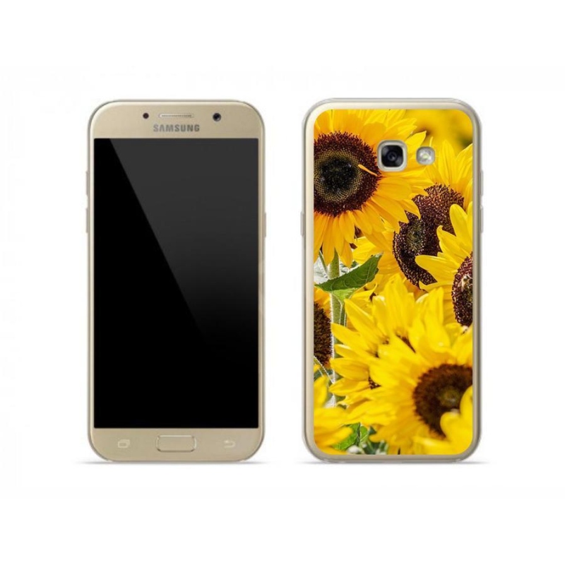 Gelový kryt mmCase na mobil Samsung Galaxy A5 (2017) - slunečnice