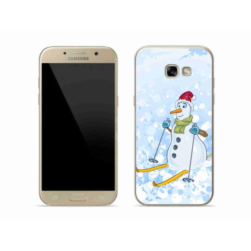 Gelový kryt mmCase na mobil Samsung Galaxy A5 (2017) - sněhulák