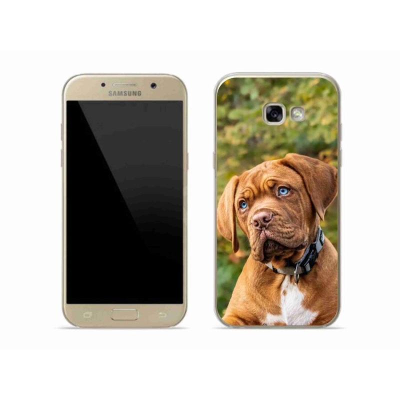Gelový kryt mmCase na mobil Samsung Galaxy A5 (2017) - štěně