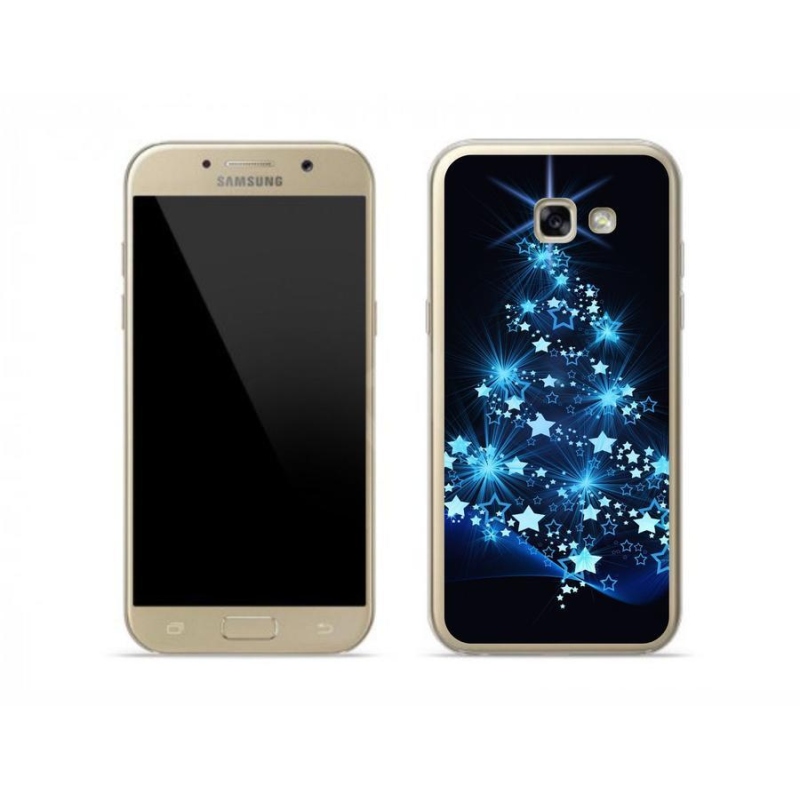 Gelový kryt mmCase na mobil Samsung Galaxy A5 (2017) - vánoční stromek