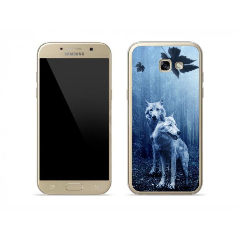 Gelový kryt mmCase na mobil Samsung Galaxy A5 (2017) - vlci v lese