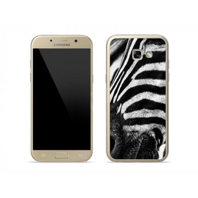 Gelový kryt mmCase na mobil Samsung Galaxy A5 (2017) - zebra