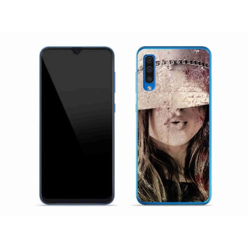 Gelový kryt mmCase na mobil Samsung Galaxy A50 - dívka
