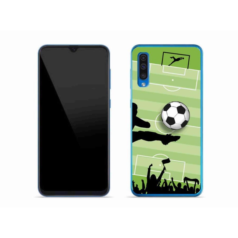 Gelový kryt mmCase na mobil Samsung Galaxy A50 - fotbal 3