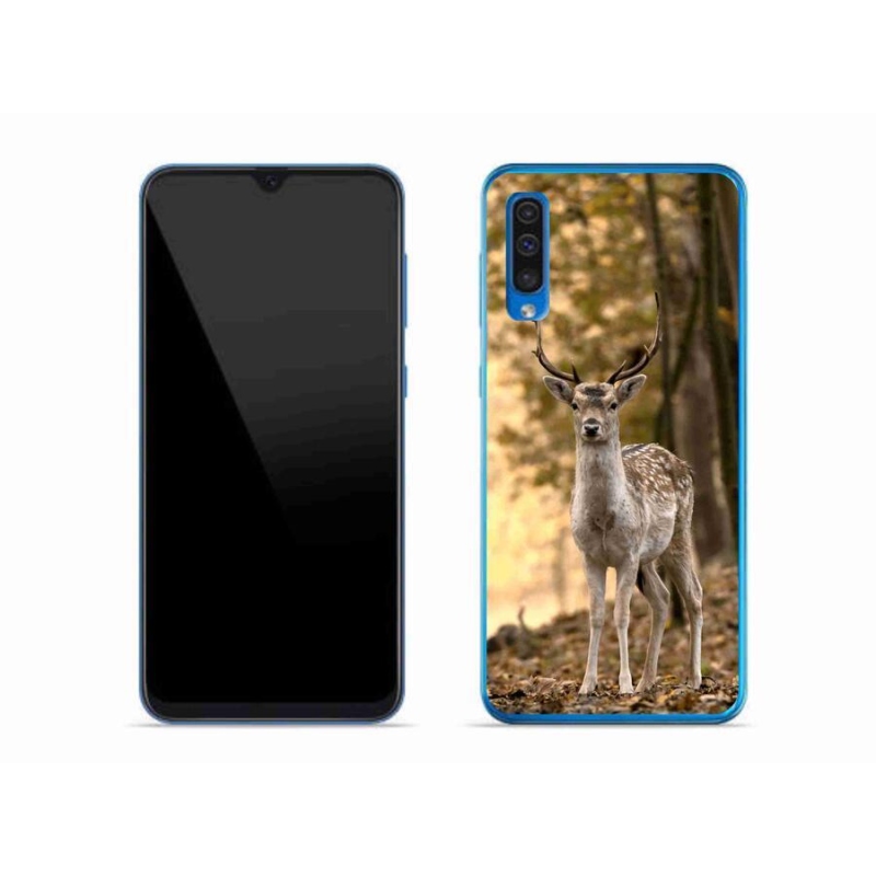 Gelový kryt mmCase na mobil Samsung Galaxy A50 - jelen sika