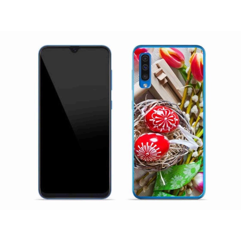 Gelový kryt mmCase na mobil Samsung Galaxy A50 - kraslice