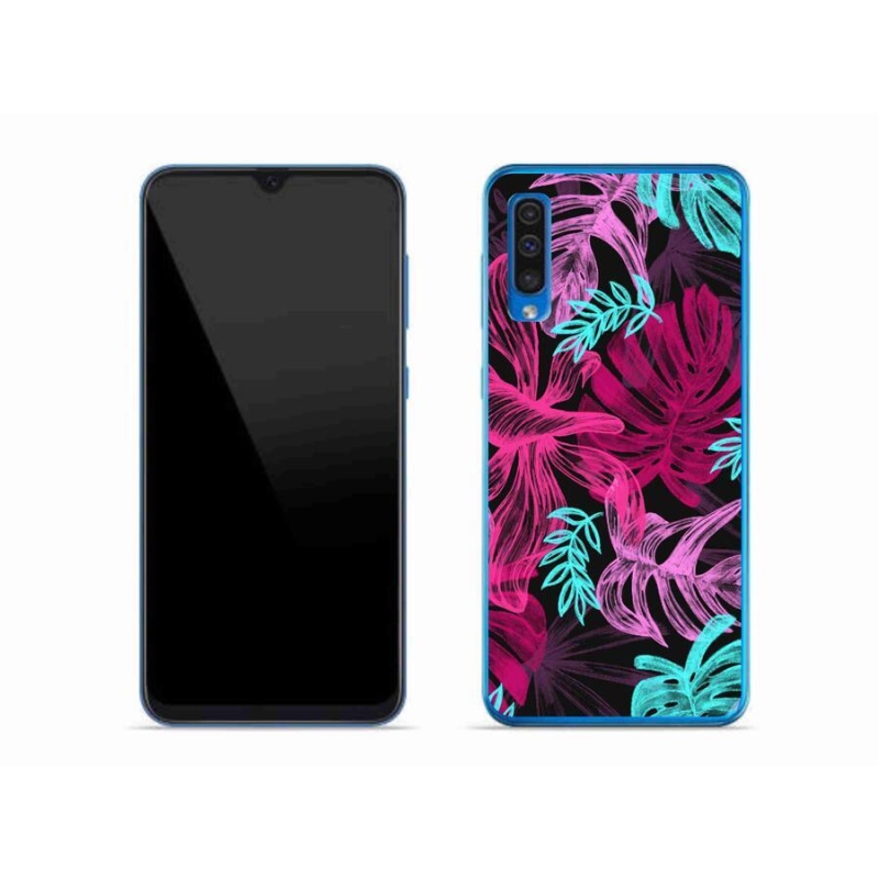 Gelový kryt mmCase na mobil Samsung Galaxy A50 - květiny 1