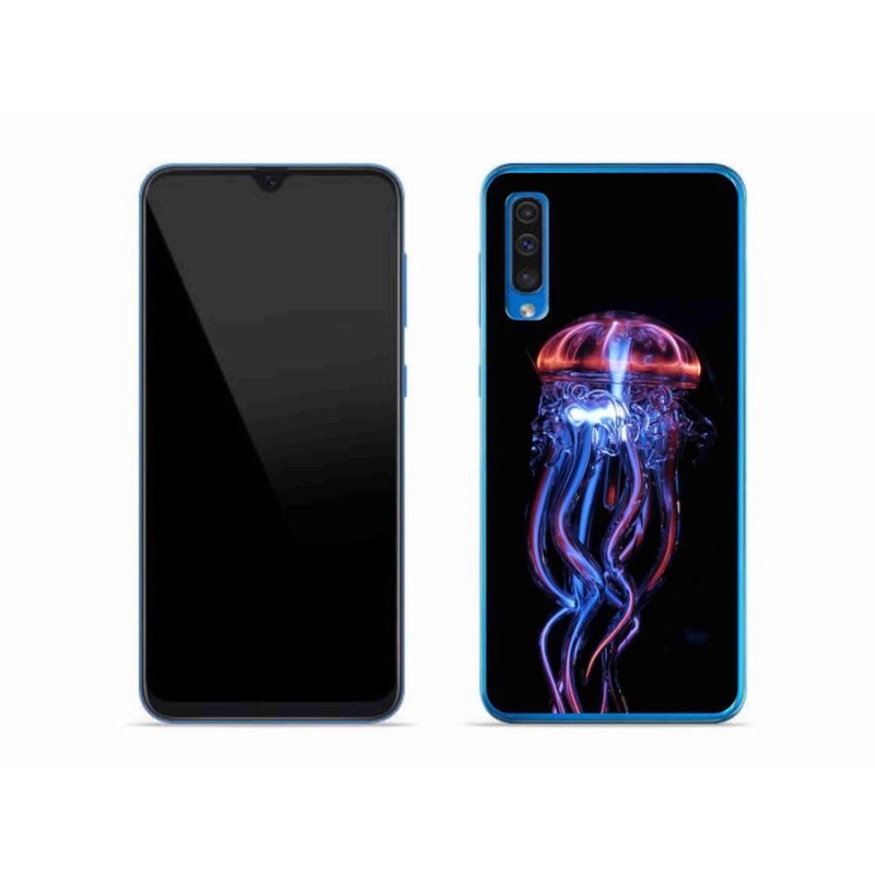 Gelový kryt mmCase na mobil Samsung Galaxy A50 - medúza