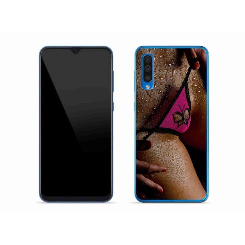 Gelový kryt mmCase na mobil Samsung Galaxy A50 - sexy žena