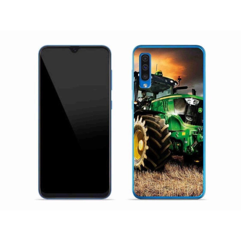Gelový kryt mmCase na mobil Samsung Galaxy A50 - traktor