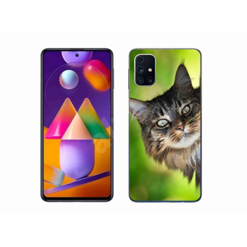 Gelový kryt mmCase na mobil Samsung Galaxy A51 5G - kočka 3