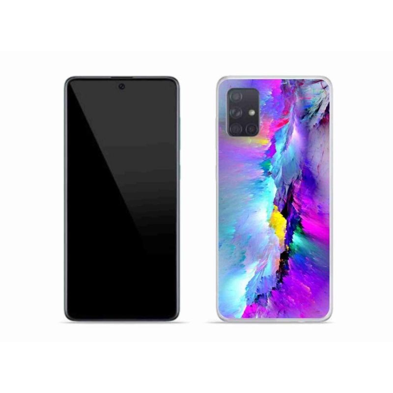 Gelový kryt mmCase na mobil Samsung Galaxy A51 - abstrakt