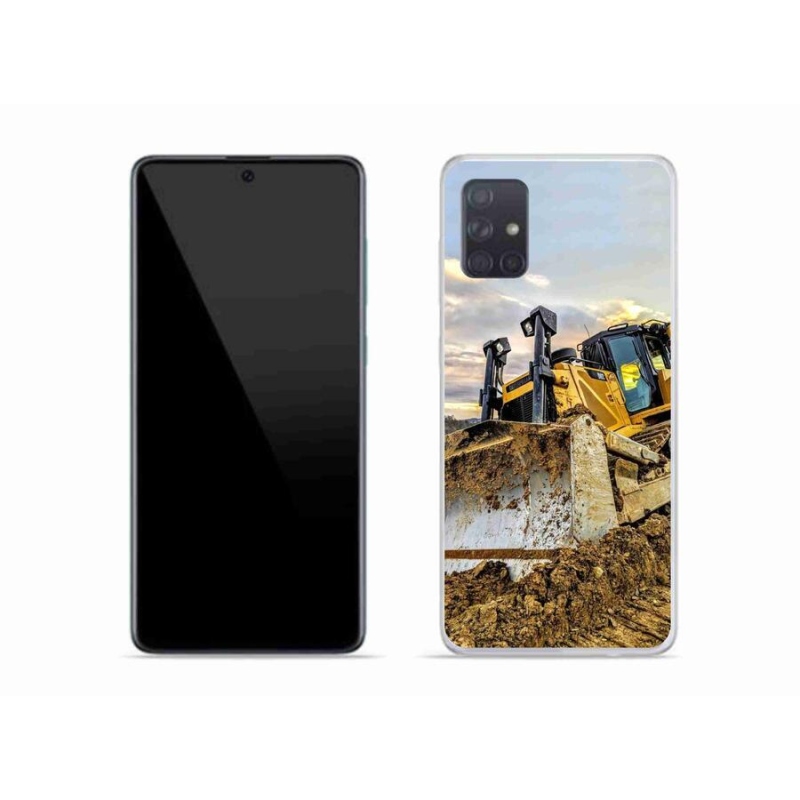 Gelový kryt mmCase na mobil Samsung Galaxy A51 - bagr