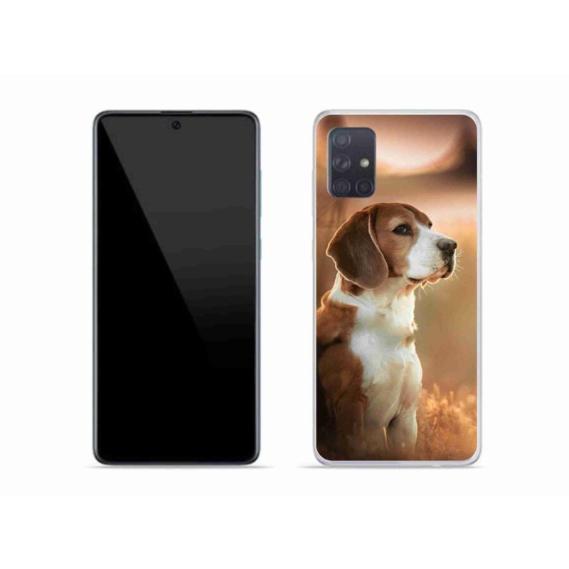 Gelový kryt mmCase na mobil Samsung Galaxy A51 - bígl