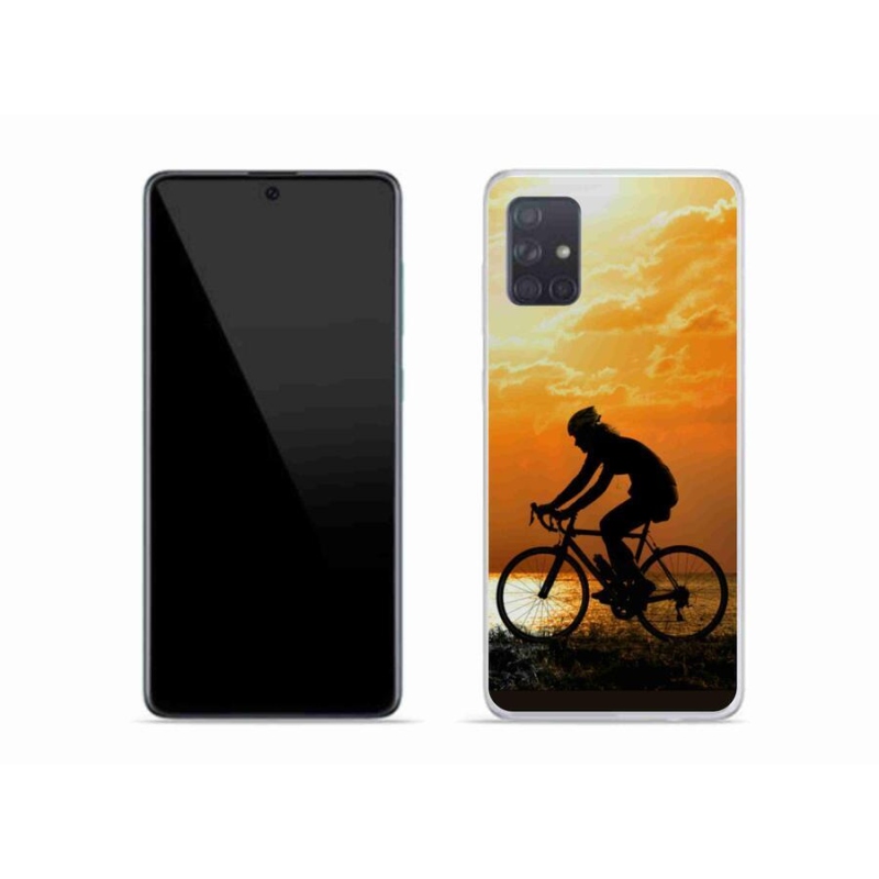 Gelový kryt mmCase na mobil Samsung Galaxy A51 - cyklovýlet