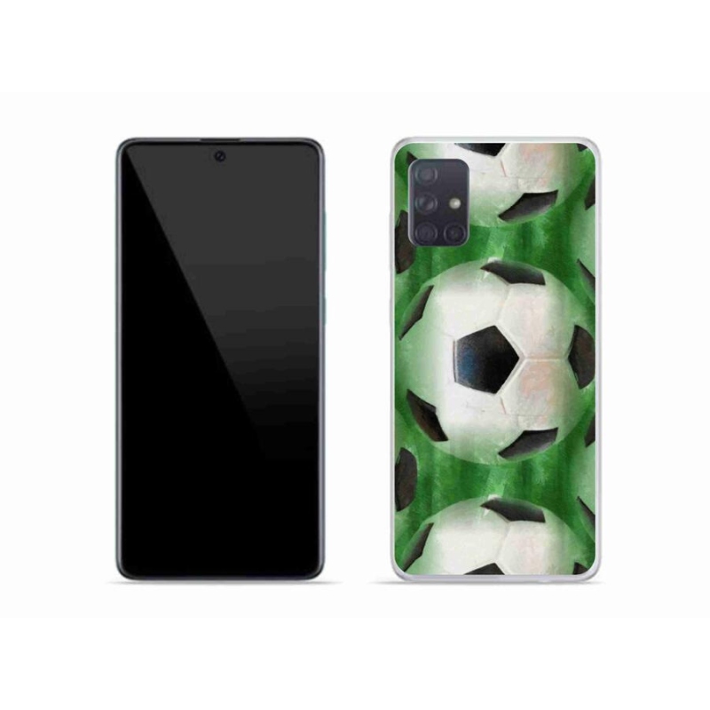 Gelový kryt mmCase na mobil Samsung Galaxy A51 - fotbalový míč