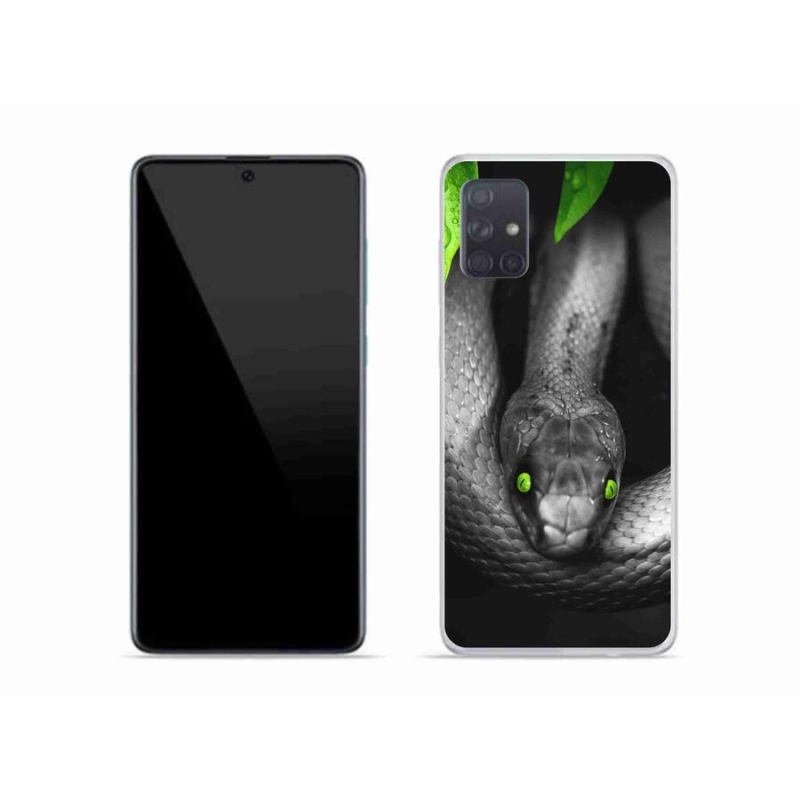 Gelový kryt mmCase na mobil Samsung Galaxy A51 - had