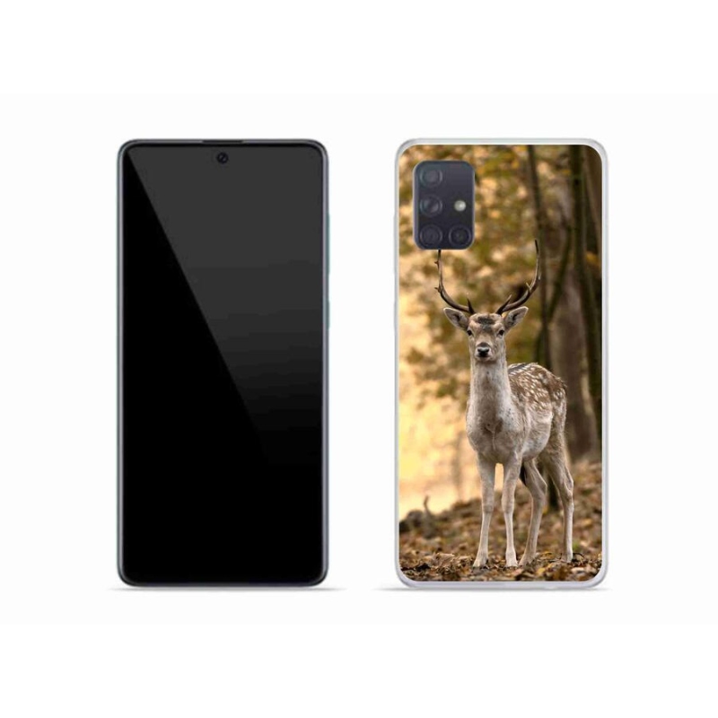 Gelový kryt mmCase na mobil Samsung Galaxy A51 - jelen sika