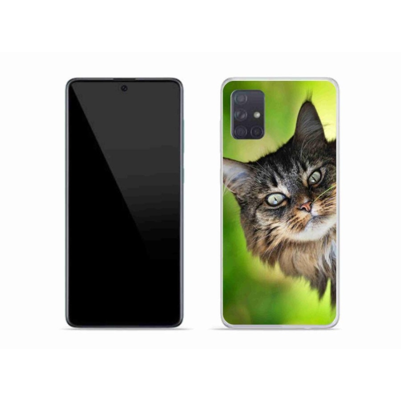 Gelový kryt mmCase na mobil Samsung Galaxy A51 - kočka 3