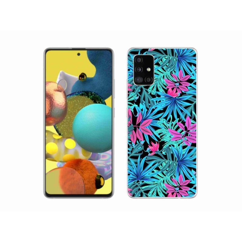 Gelový kryt mmCase na mobil Samsung Galaxy A51 - květiny 3