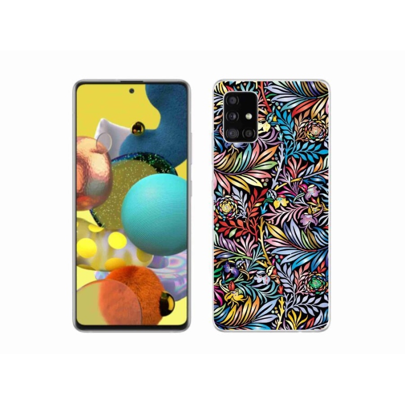 Gelový kryt mmCase na mobil Samsung Galaxy A51 - květiny 5