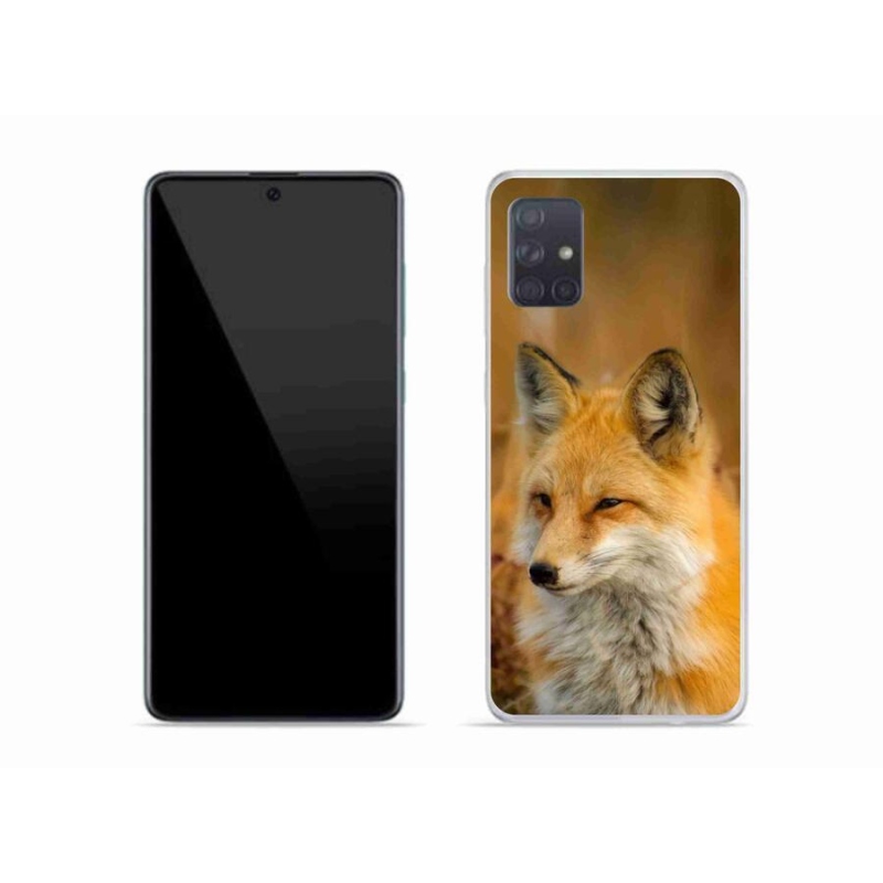 Gelový kryt mmCase na mobil Samsung Galaxy A51 - liška
