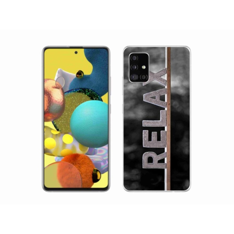 Gelový kryt mmCase na mobil Samsung Galaxy A51 - relax 1