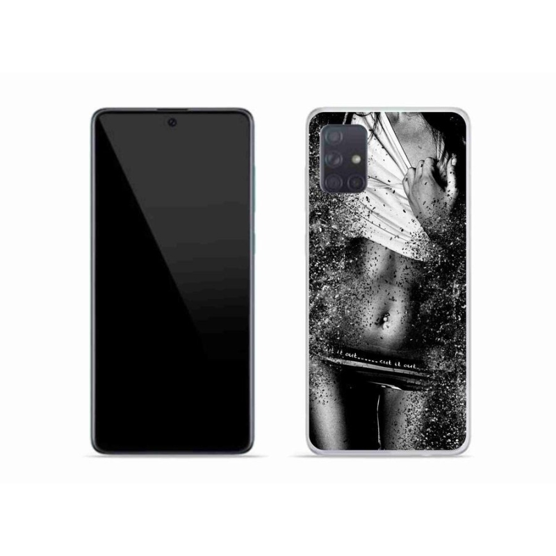 Gelový kryt mmCase na mobil Samsung Galaxy A51 - sexy žena 1