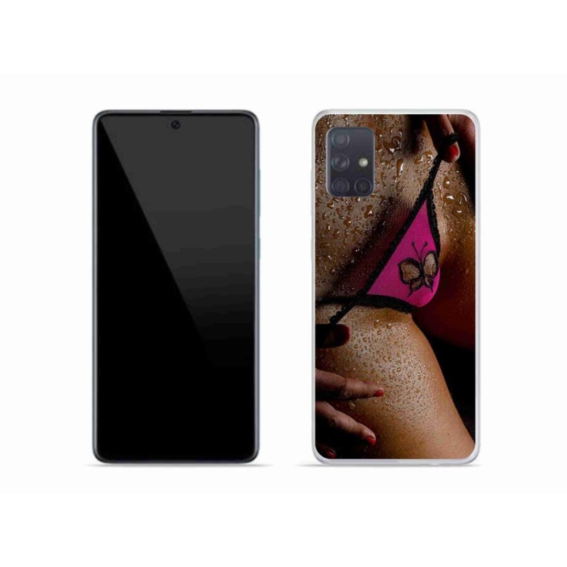 Gelový kryt mmCase na mobil Samsung Galaxy A51 - sexy žena