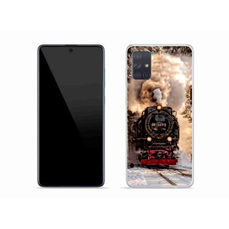 Gelový kryt mmCase na mobil Samsung Galaxy A51 - vlak