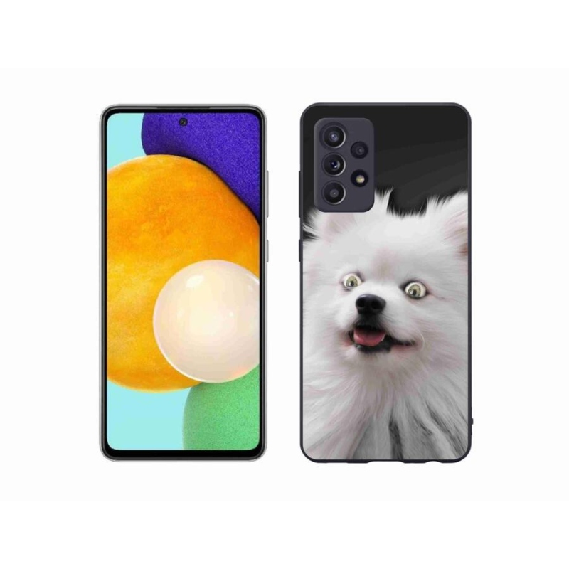 Gelový kryt mmCase na mobil Samsung Galaxy A52/A52 5G - bílý špic