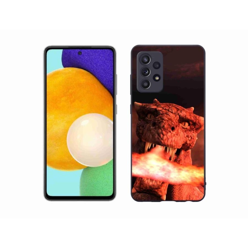 Gelový kryt mmCase na mobil Samsung Galaxy A52/A52 5G - drak