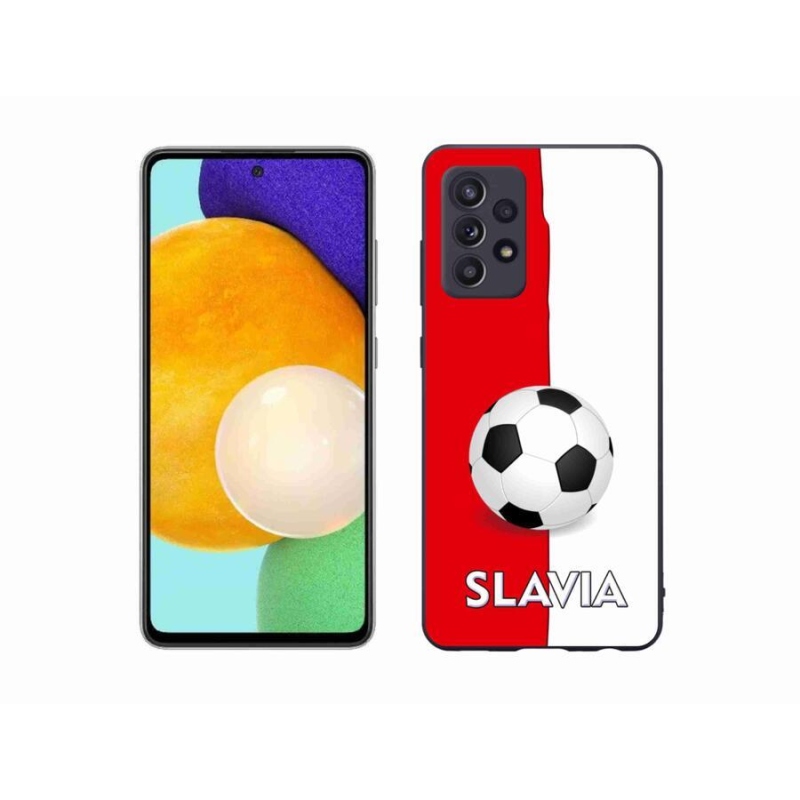 Gelový kryt mmCase na mobil Samsung Galaxy A52/A52 5G - fotbal 2