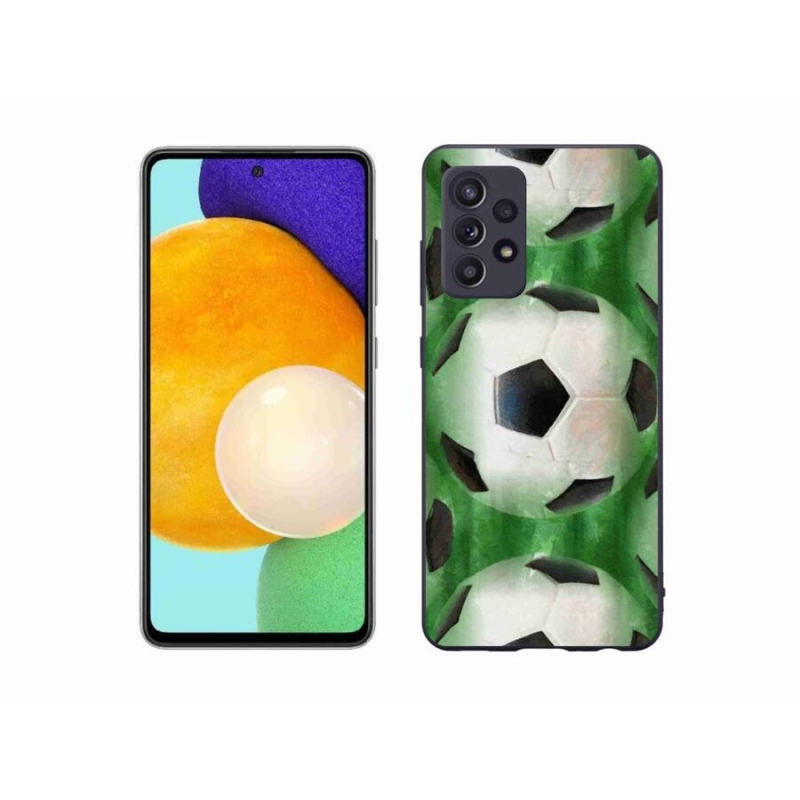 Gelový kryt mmCase na mobil Samsung Galaxy A52/A52 5G - fotbalový míč